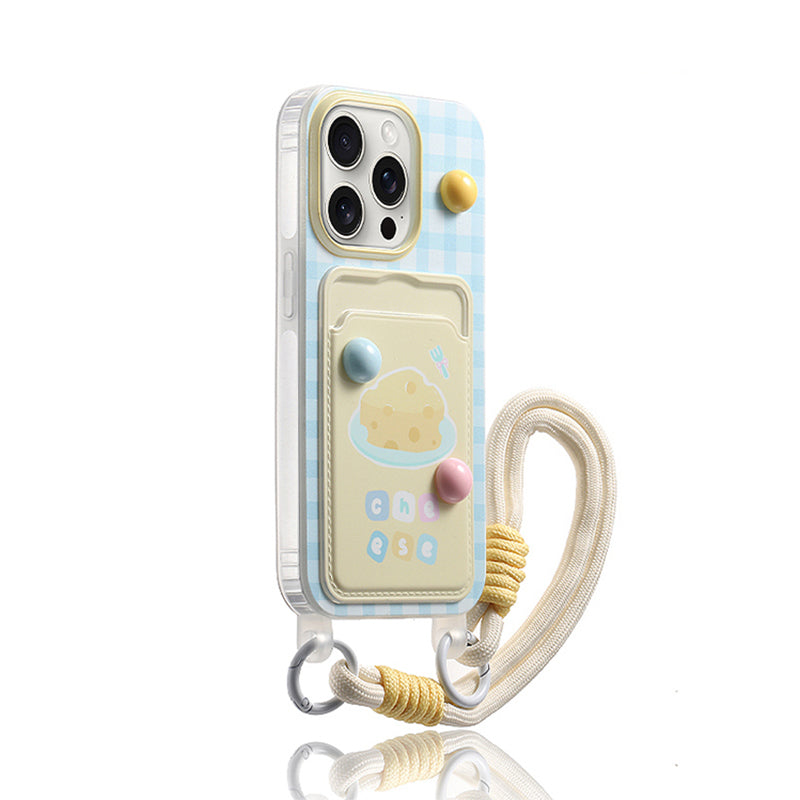 Cartoon Design Card Holder Phone Case