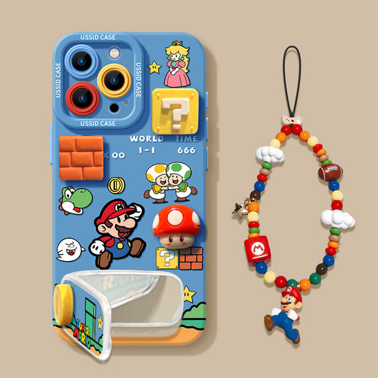 Super Mario Liquid Silicone Phone Case