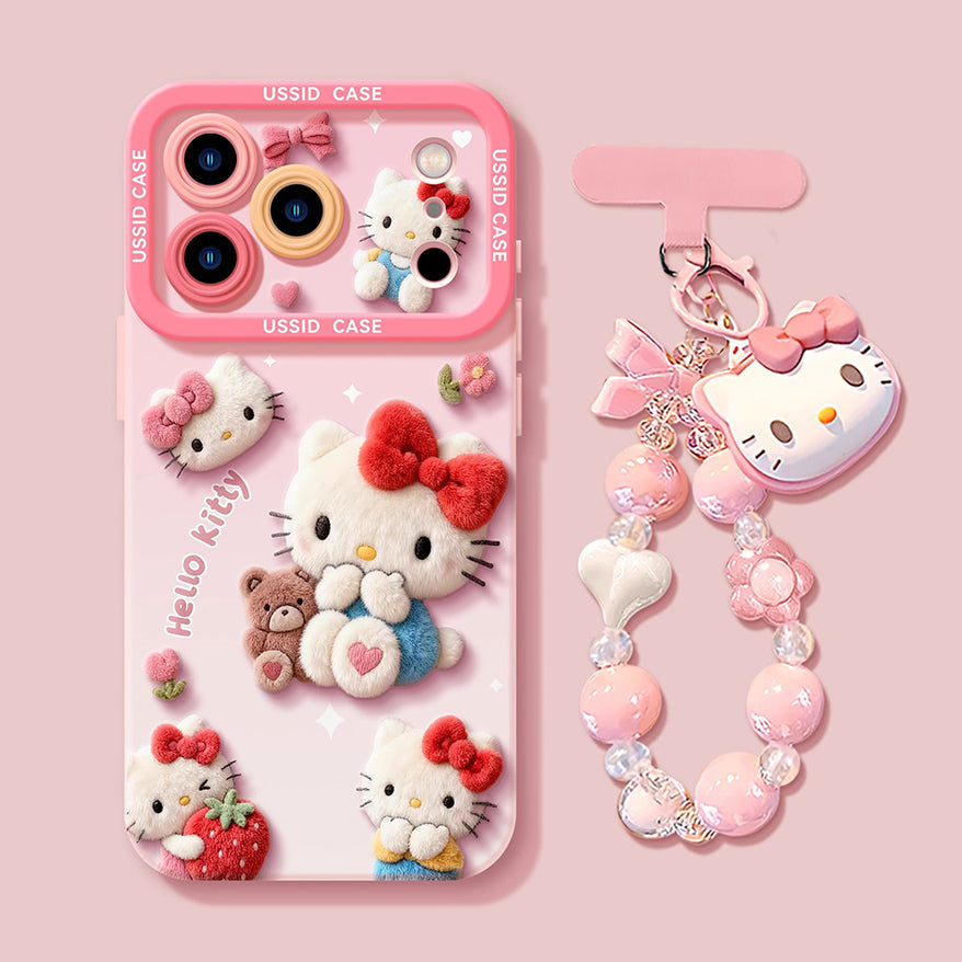 Hello Kitty Liquid Silicone Phone Case
