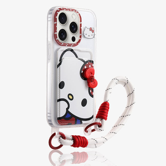 Cartoon Design Card Holder Phone Case