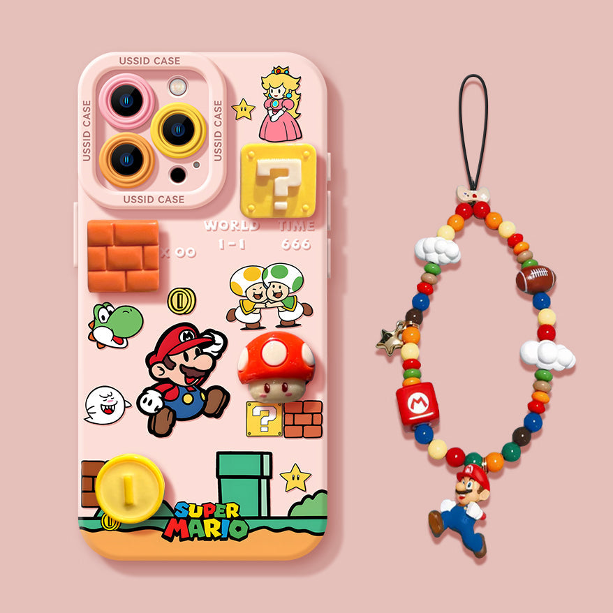 Super Mario Liquid Silicone Phone Case