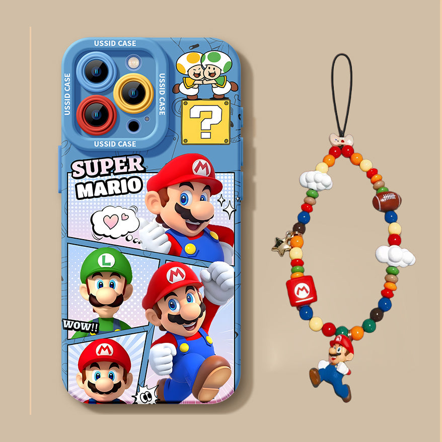 Super Mario Liquid Silicone Phone Case