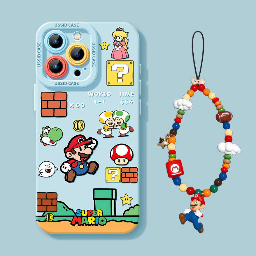 Super Mario Liquid Silicone Phone Case