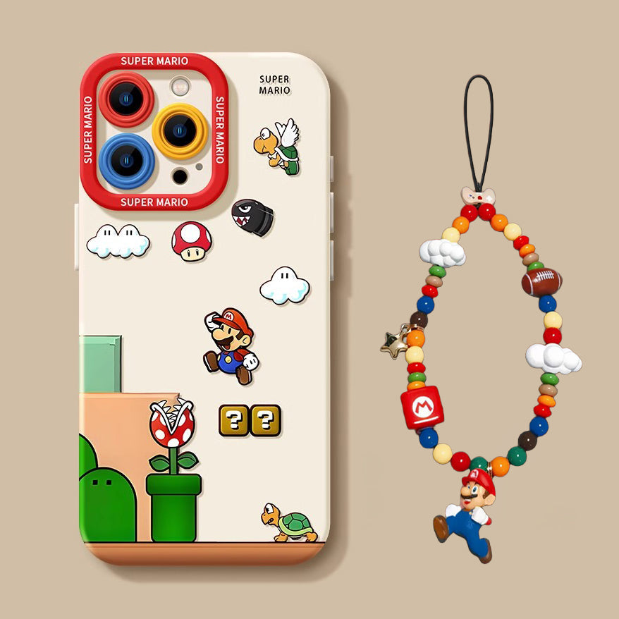 Super Mario Liquid Silicone Phone Case