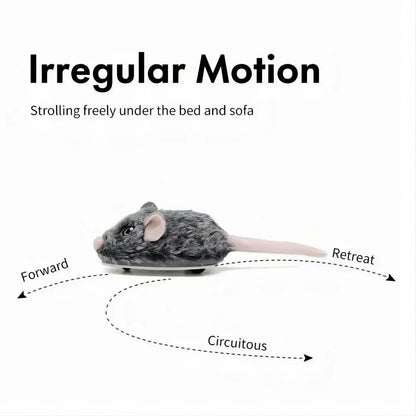 Rechargeable Moving Mouse Cat Toy – Interactive Sound & Motion for Kittens - Cutier Store