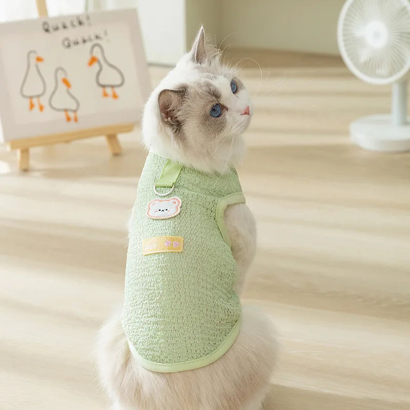 Cute Bear anti flea Vest