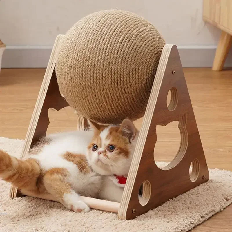 Cat Scratching Ball