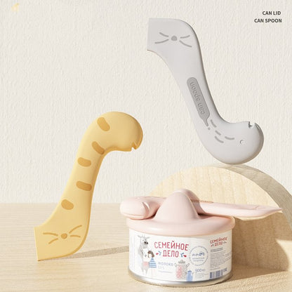 Pet Food Can Lid& Can Opener,Cat Food Spoon for Wet Food - Cutier Store