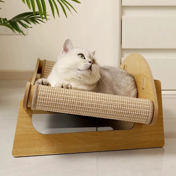 Cat Scratching Bed Cat Couch Bed Large Wood Hammock Wear Resistant CUTIER STORE 