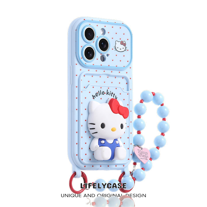Cartoon Design Card Holder Phone Case