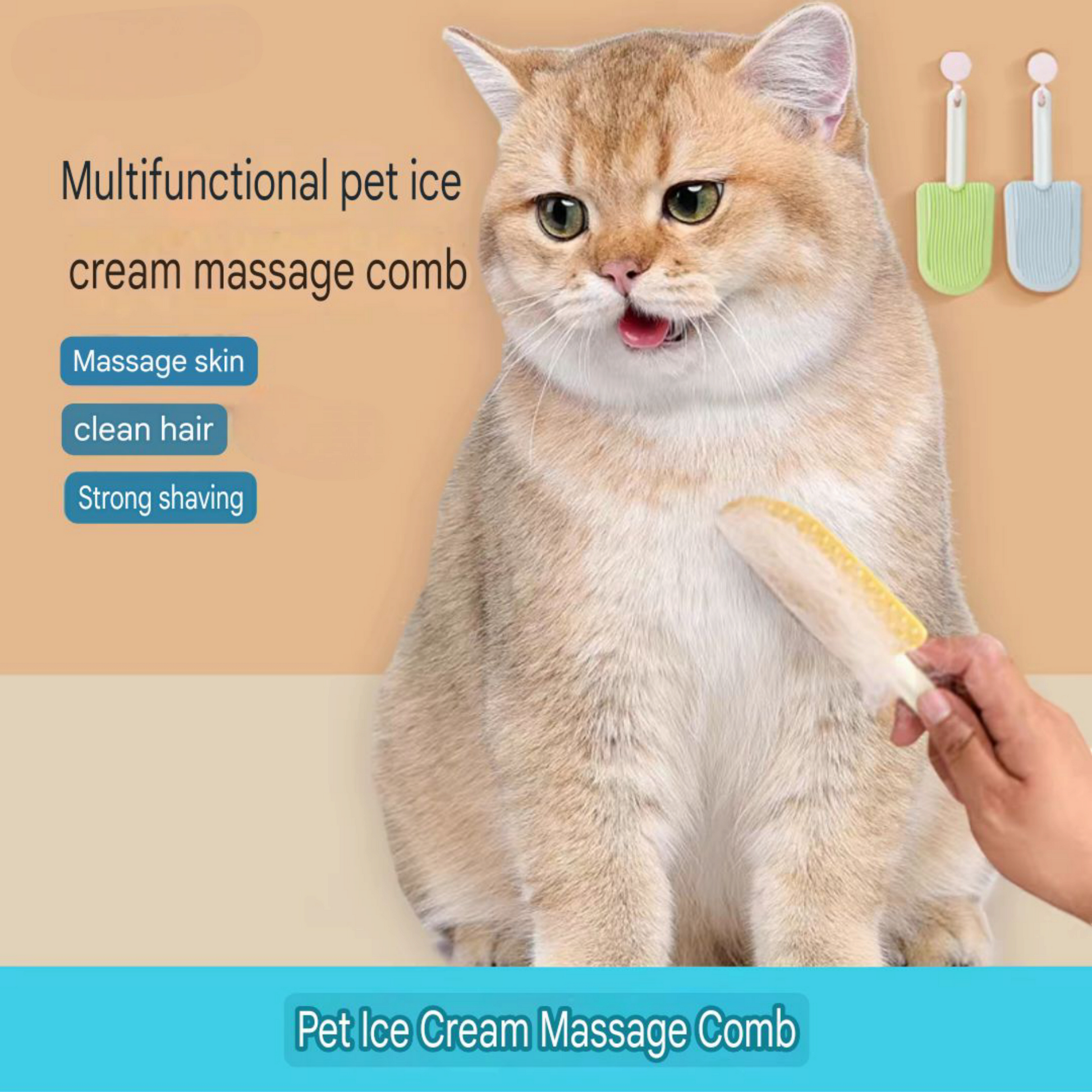 Pet Ice cream shape Comb cutier store