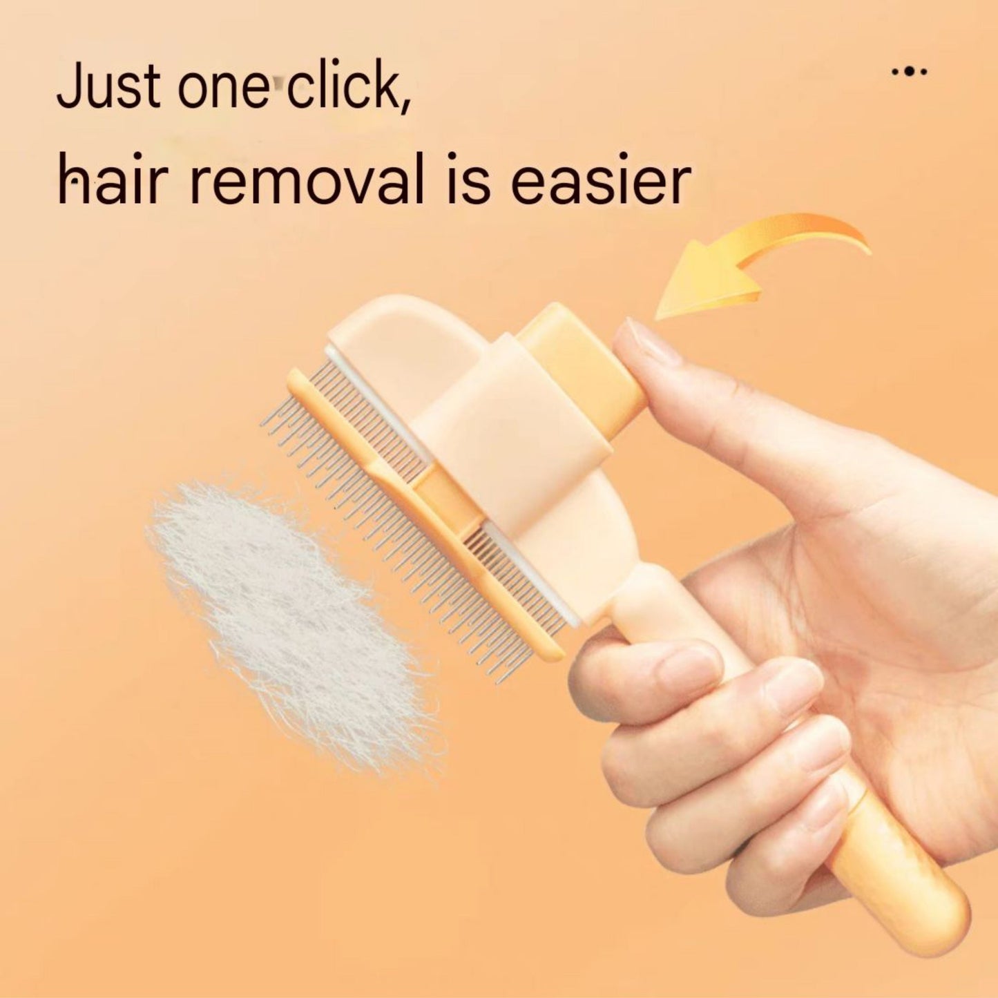 Pet Hair Remover one click Comb