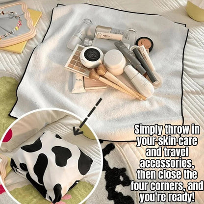 Cute Pet Grooming Wrap Cloth – Multi-Functional Velcro Cat Wrap & Travel Cosmetic Organizer - Cutier Store