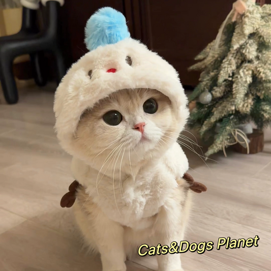 Snowmen dog cat vest jacket