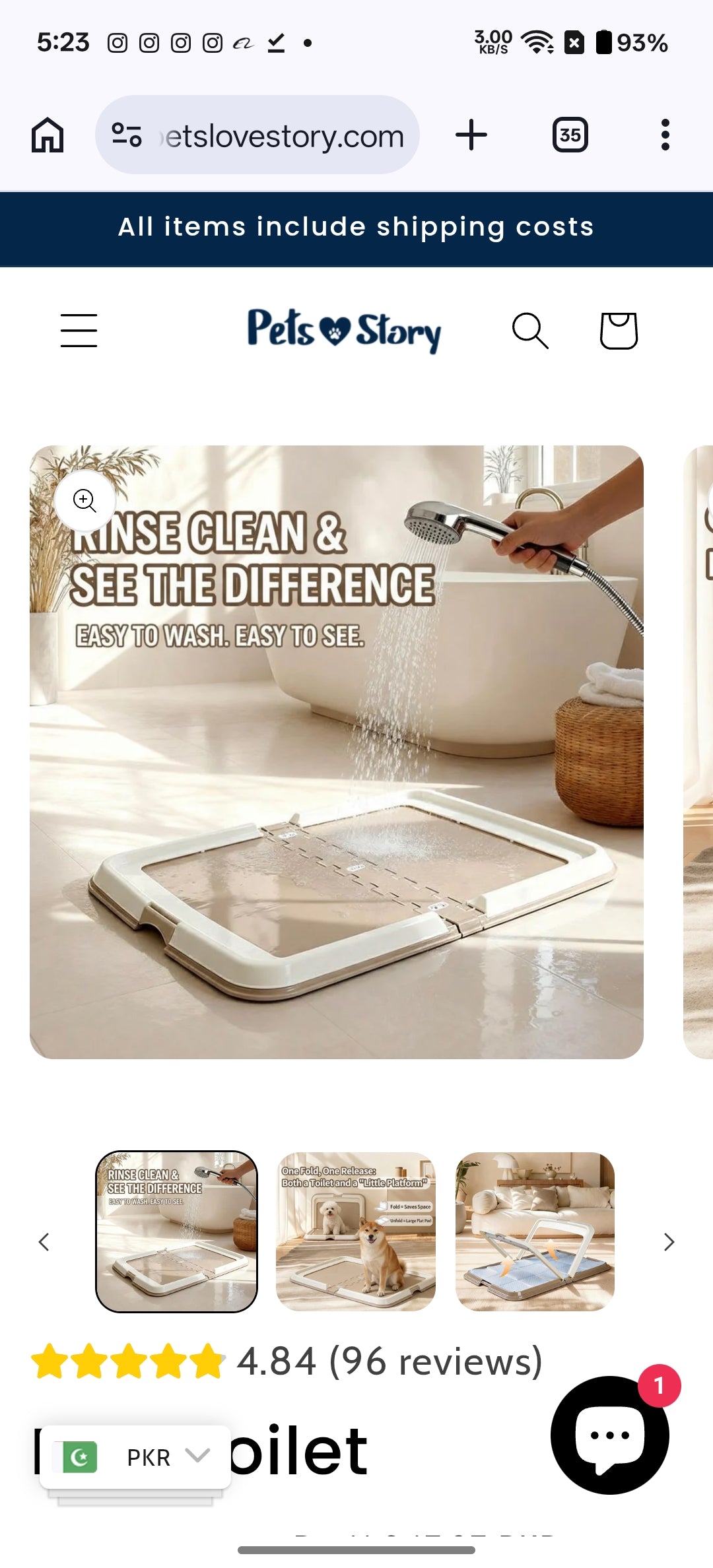 Indoor Dog Toilet Trainer - Mess-Free Potty Solution