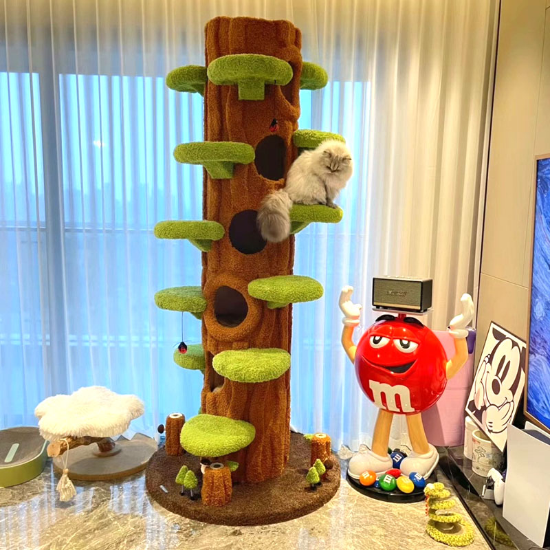 Luxury Simulation Climbing Frame Bed for Multiple Cat Tree