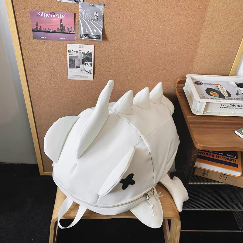 Shark Motorcycle Backpack - Waterproof Riding Bag with Full Face Helmet Holder