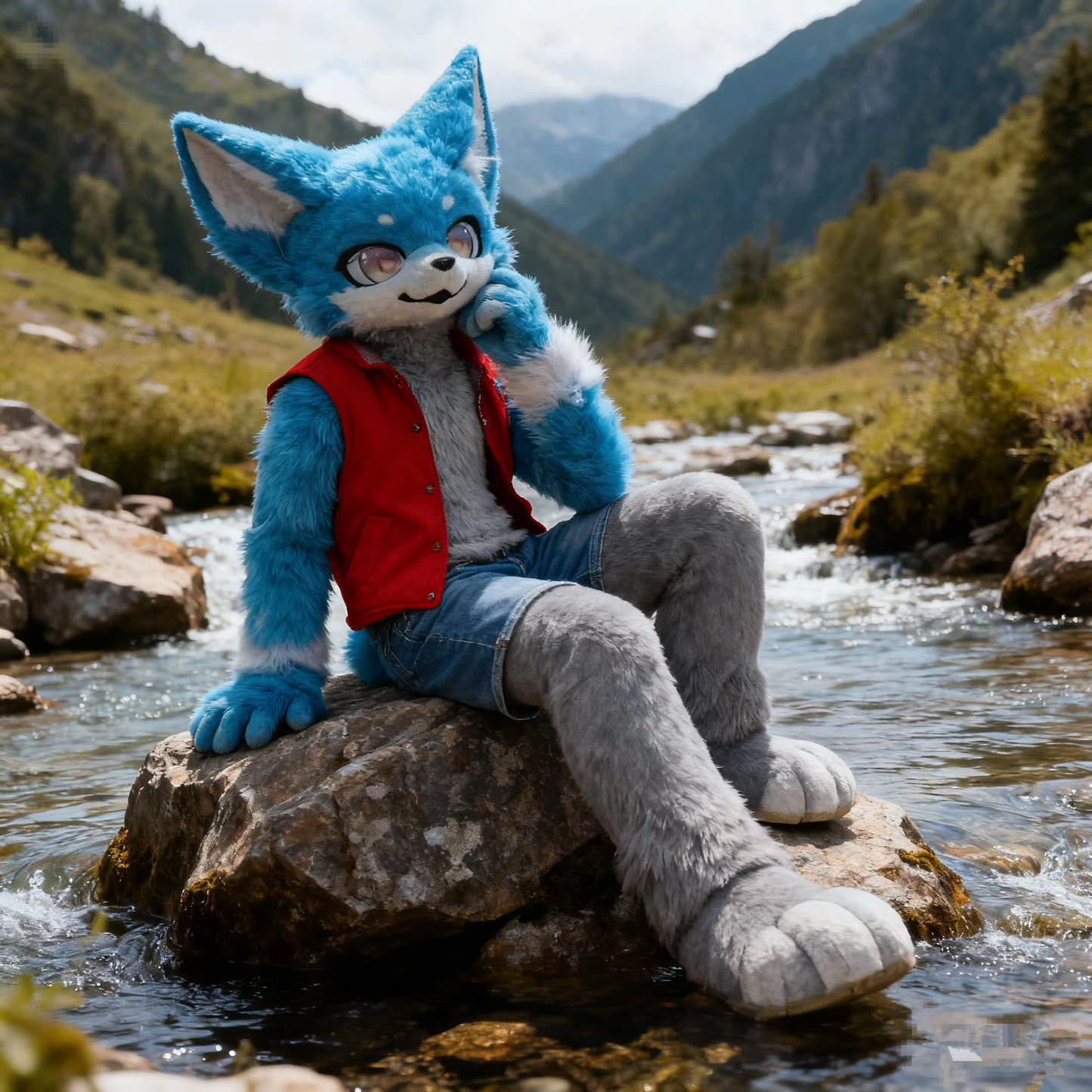 Custom Full Fursuit – Handmade Wearable Fur Costume for Cosplay & Conventions