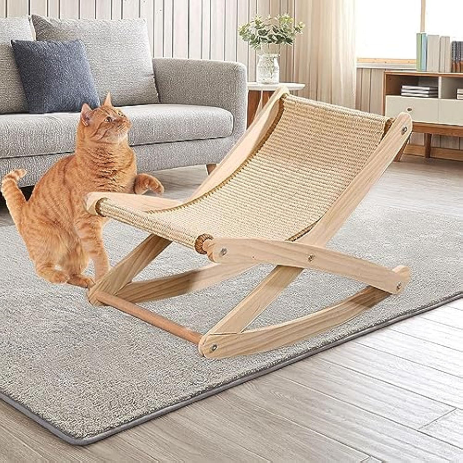 Cat Sisal Chair Rocking Chair - PP13