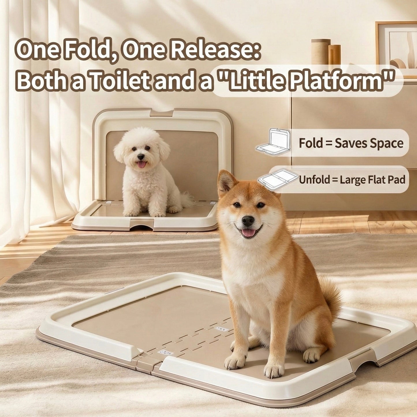 Indoor Dog Toilet Trainer - Mess-Free Potty Solution