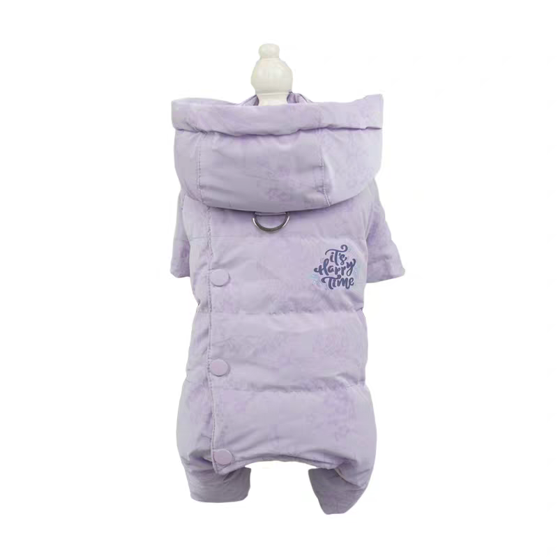 Pet waterproof puffer jacket