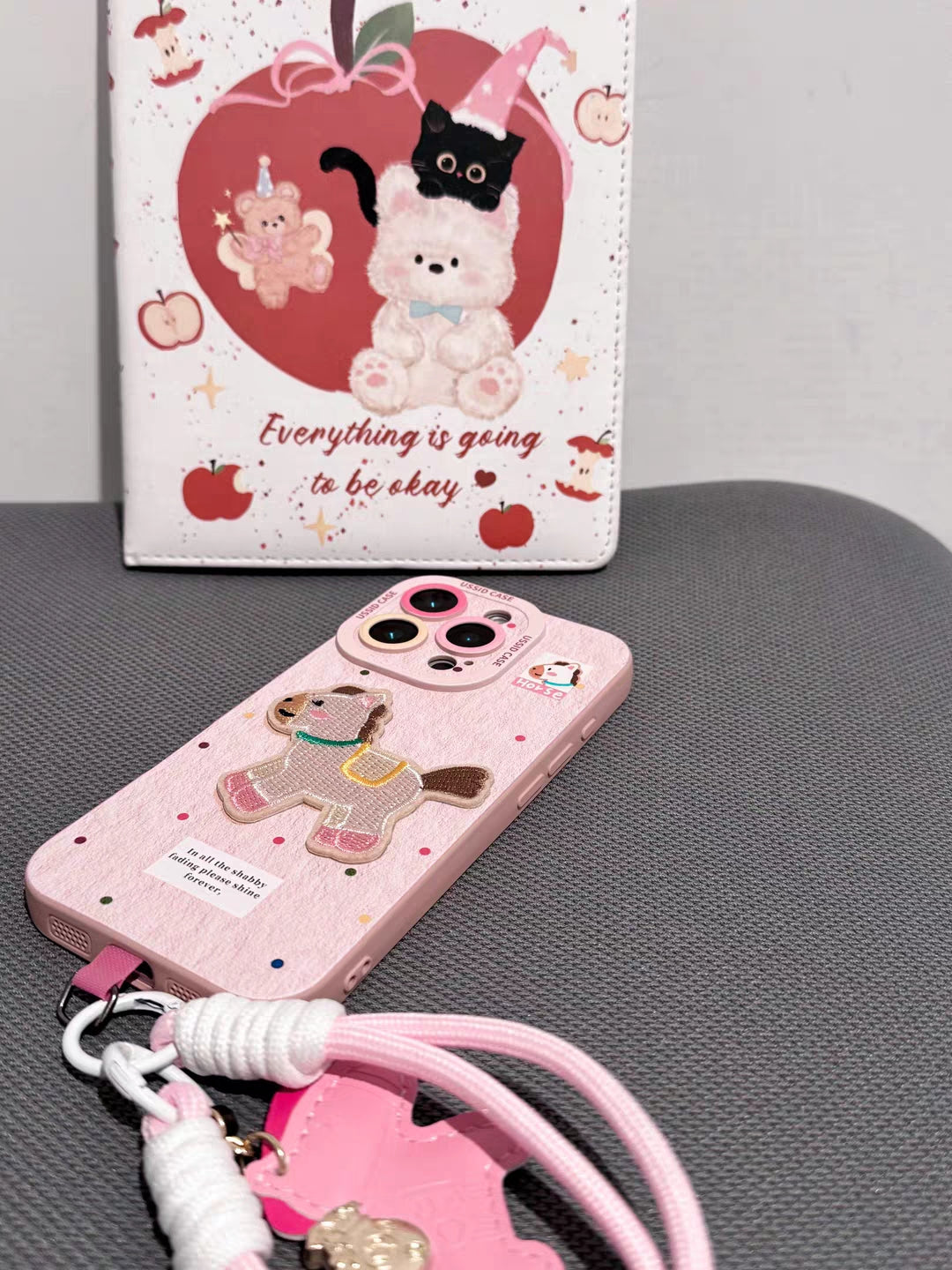 Cute little horse pink iPhone Cover