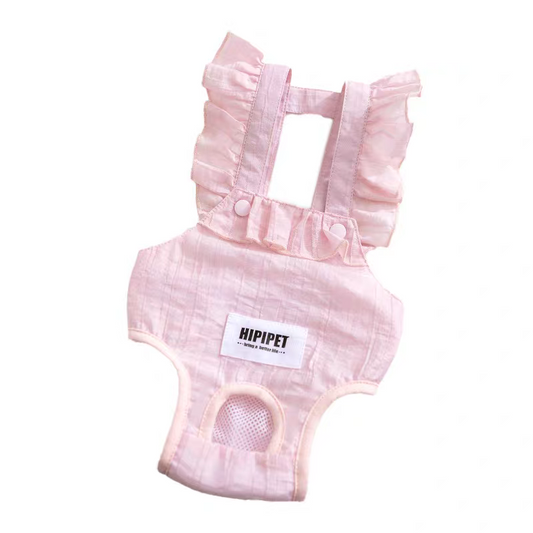 Pink dog menstrual pants
