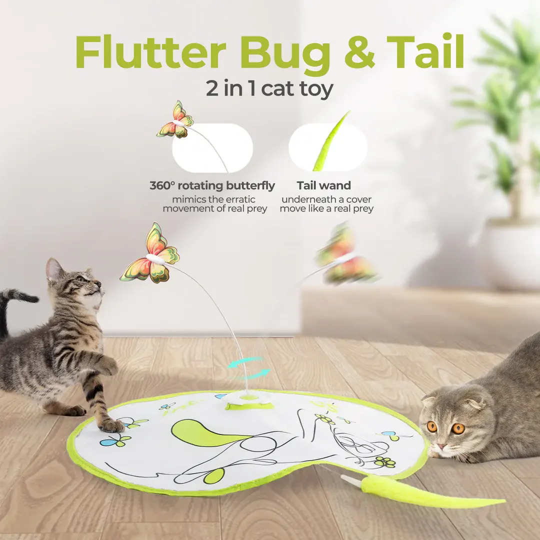 Hide and seek cat interactive teaser hunting toy