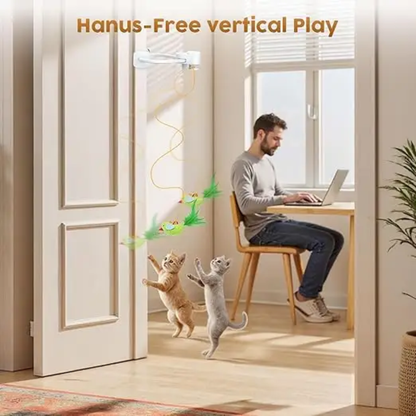Smart Electric interactive cat bird mouse toy