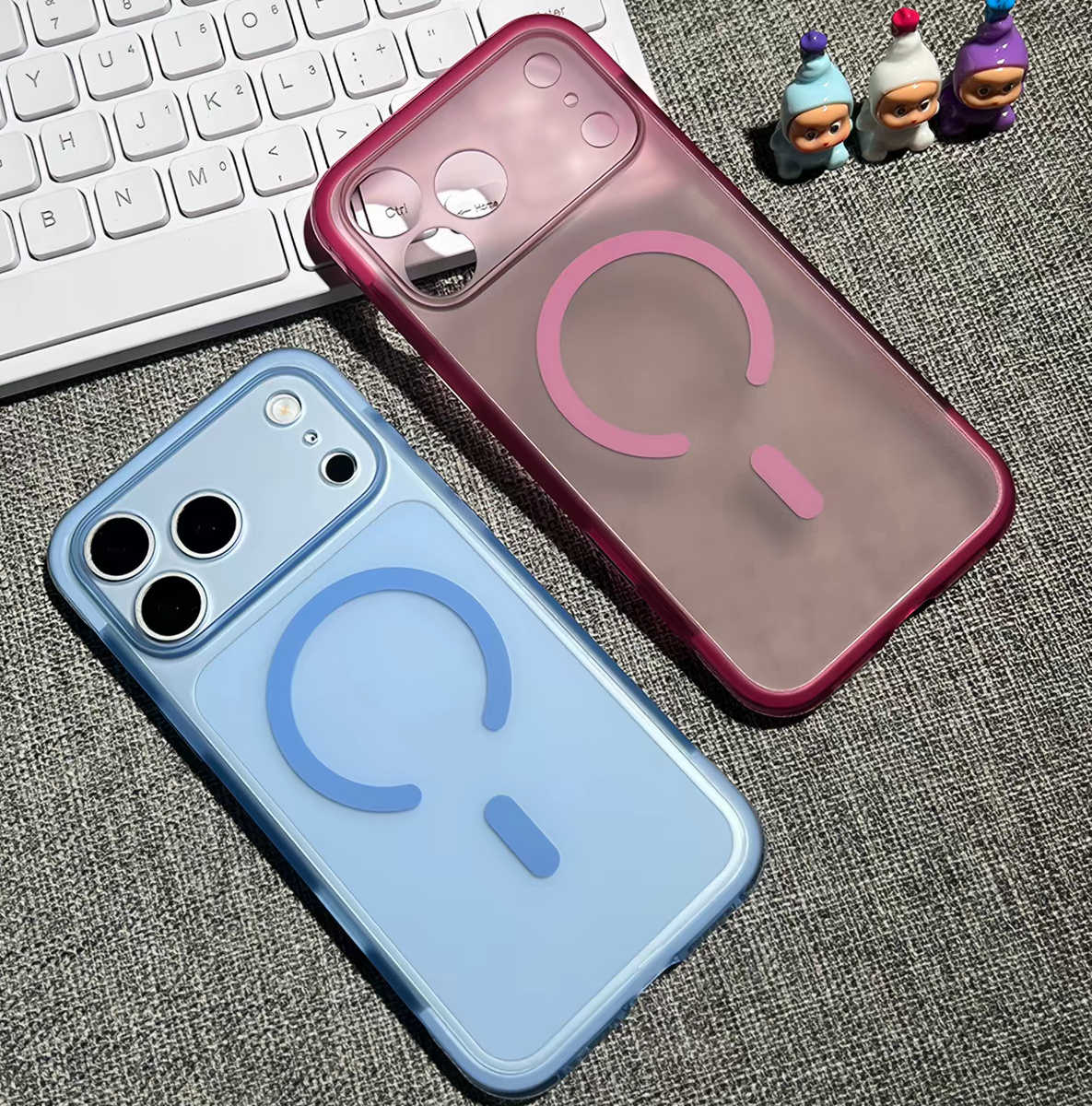 Cute Translucent  Magsafe iPhone 18/17 case