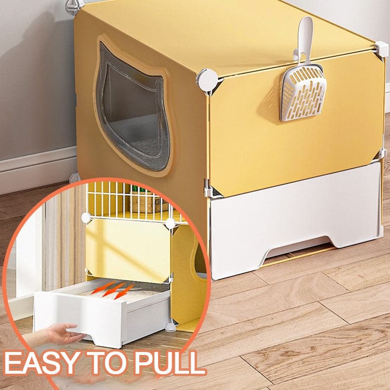 CutierStore® Cat Villa Include Cat Litter Box - PP11