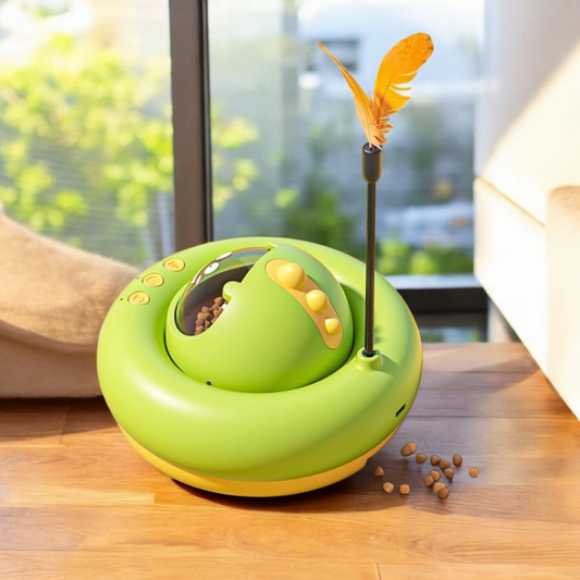 Smart Remote-Control Treat Racing Car Toy – Fun & Interactive Pet Toy | New Cat Owner Must-Have