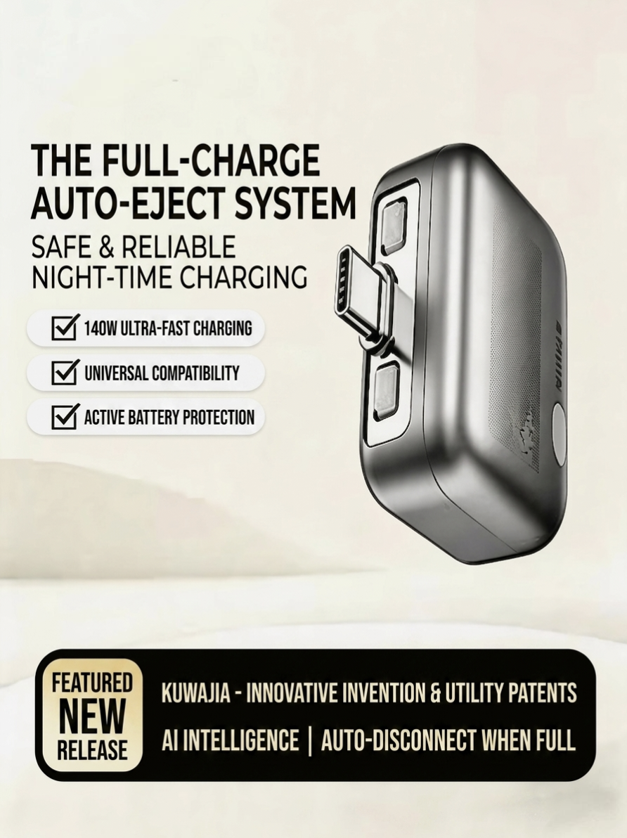 Charger Booster 140W Smart Type-C Cable with Auto-Disconnect