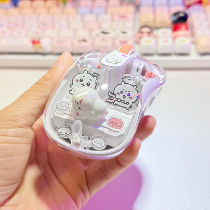 Collectible cute Bluetooth mouse with silent clicks for work and study – photo 5