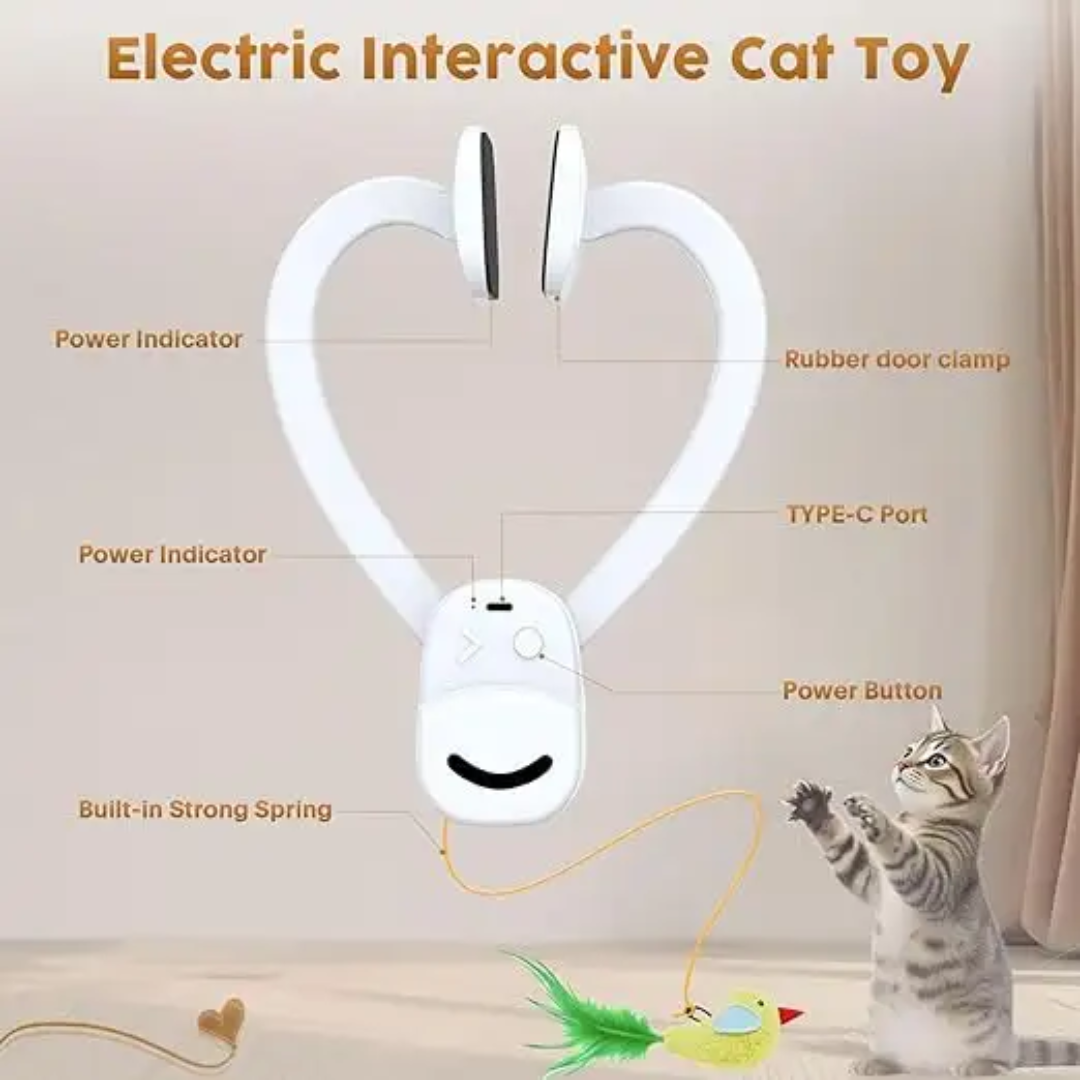 Smart Electric interactive cat bird mouse toy