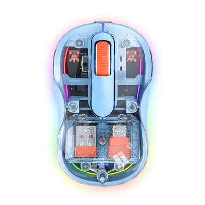 Cute 3d transparent computer wireless mouse