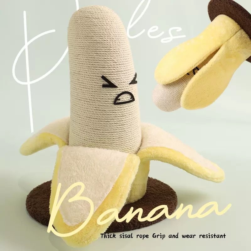 Banana Cat Scratcher