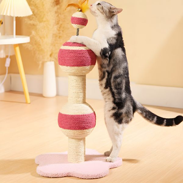 Space capsule cat climbing frame