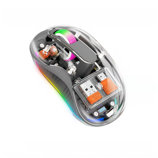 Cute 3d transparent computer wireless mouse