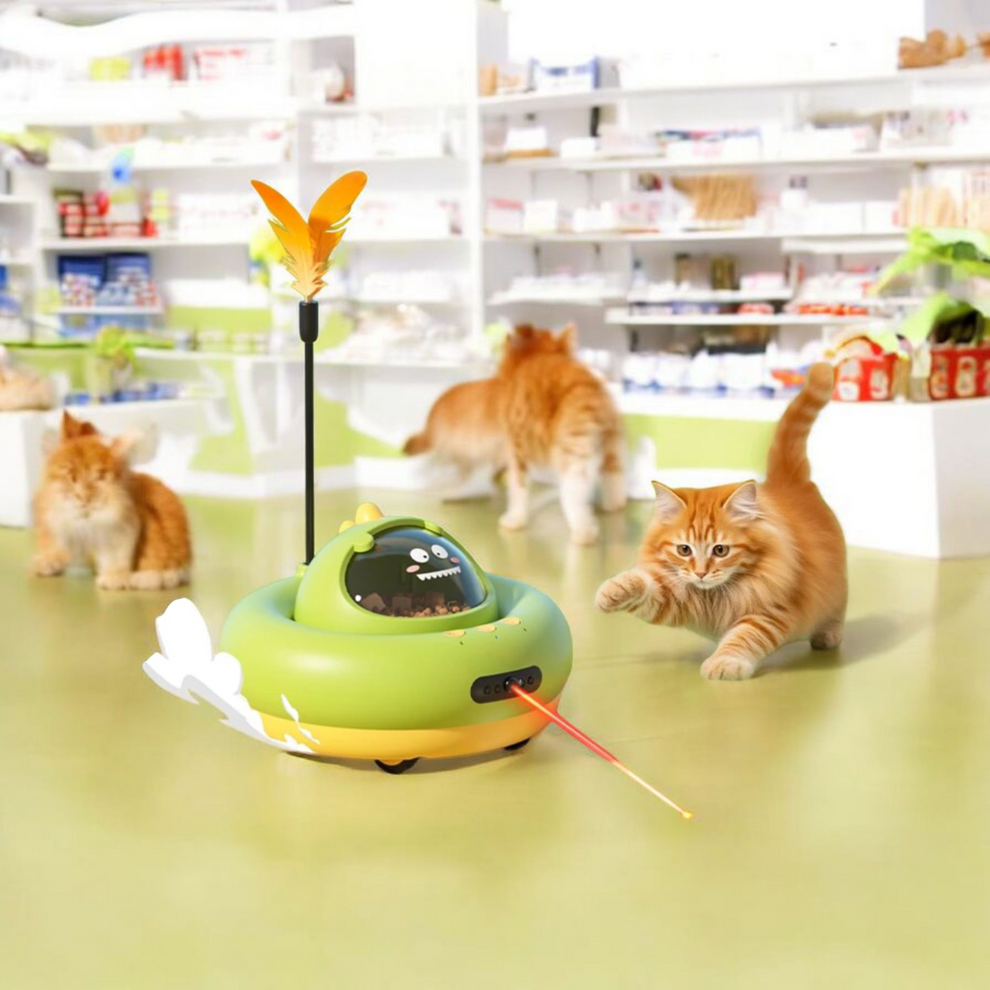 Smart Remote-Control Treat Racing Car Toy – Fun & Interactive Pet Toy | New Cat Owner Must-Have