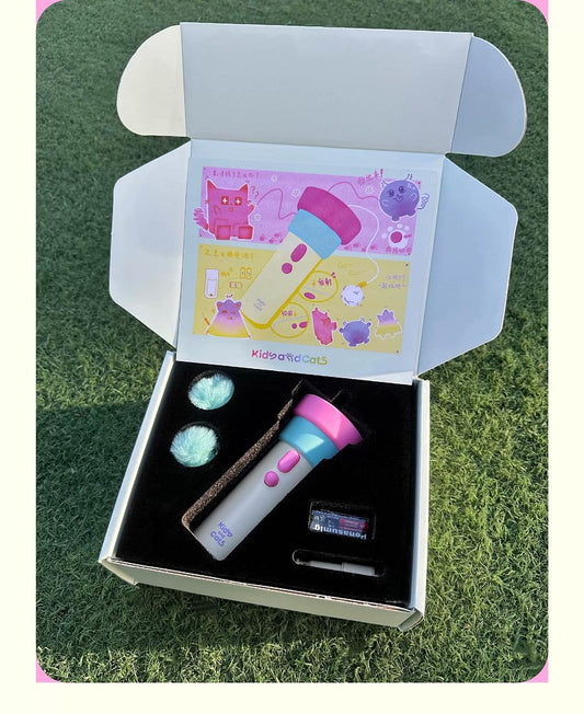 Electric Cat Teaser Launcher - Automatic Pom Pom Ball Launcher Toy