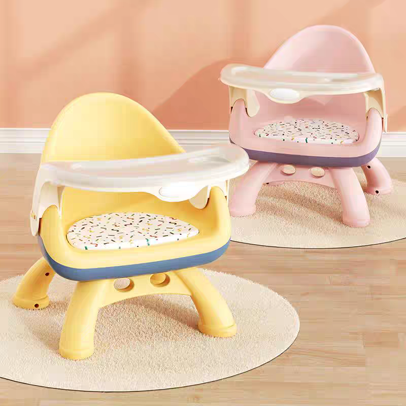 🍭Cute Toddler Feeding Chair with Tray – Multi-Use Baby Booster Seat ( Baby Dining Table)