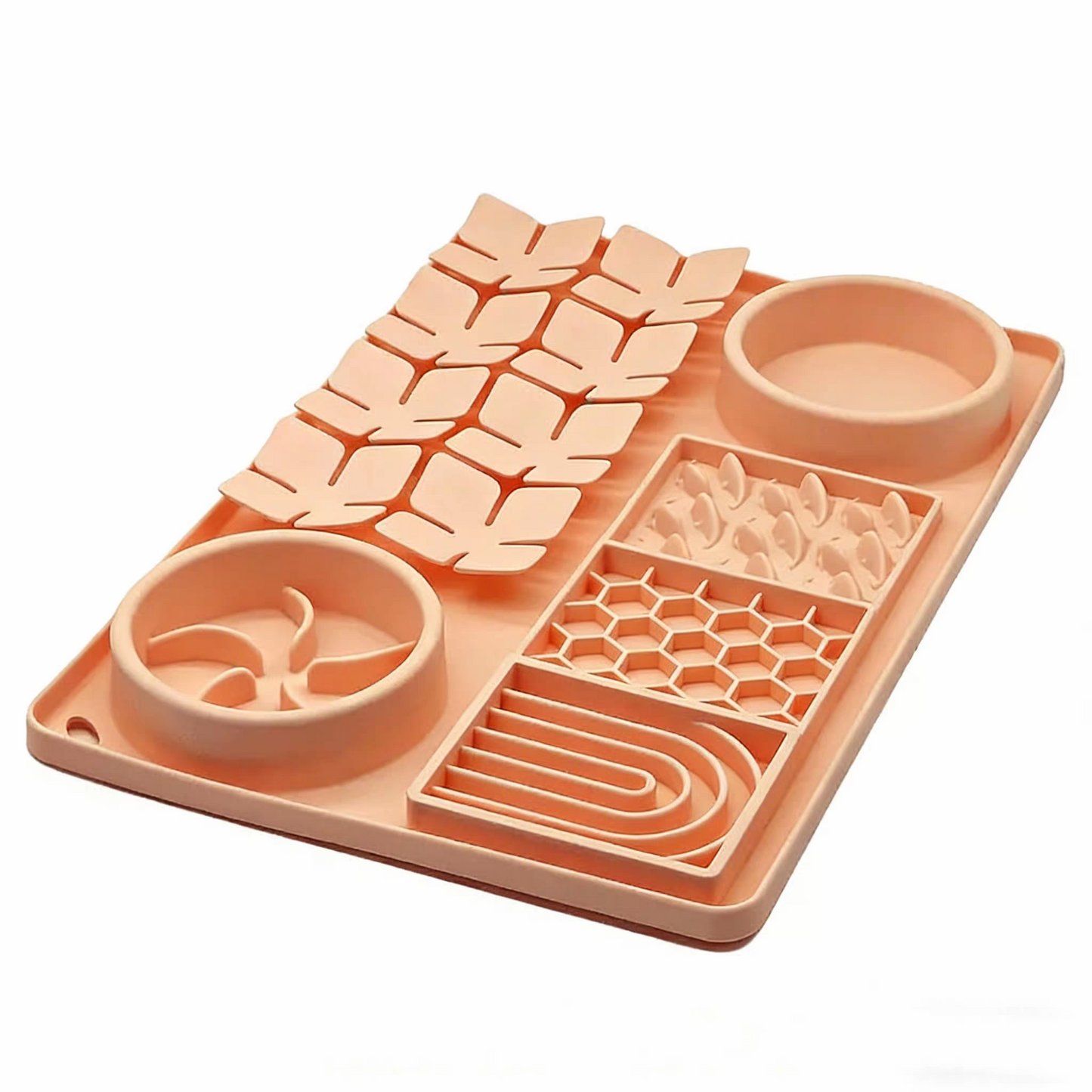 Multifunctional Slow feeder licking mat