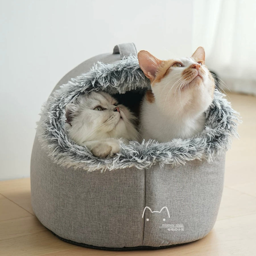 Pet Winter Houses Warm Cat Shelter Bed