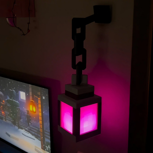 Minecraft Pixel LED Night Light – Rechargeable Touch Lamp for Bedside & Gaming Room Decor