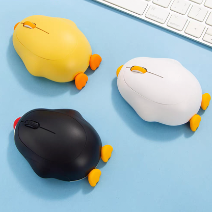 Cute animal mouse for laptop, available in yellow, white and black
