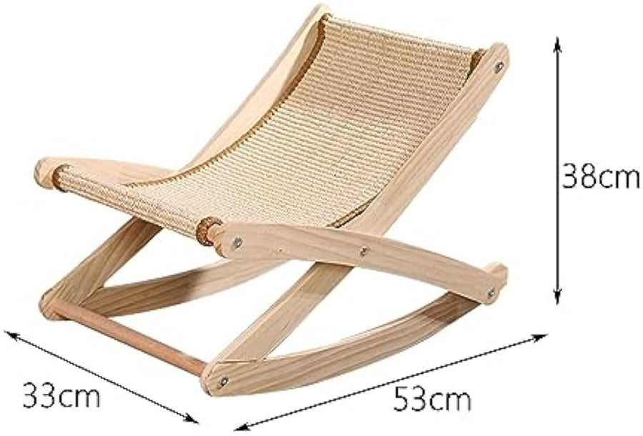 Cat Sisal Chair Rocking Chair - PP13