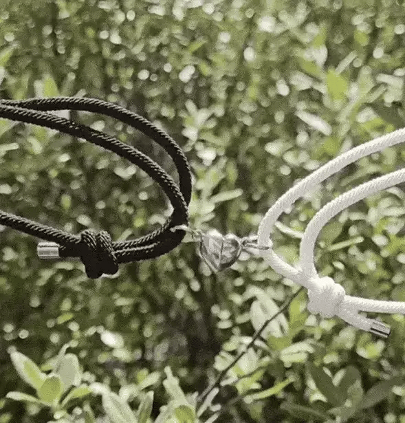 Cute Magnetic Heart Bracelet Set