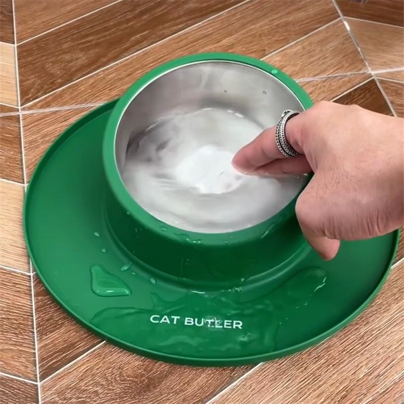 Anti Splashing Food Cat Bowl Dog Bowl Silicone by Cutier Store