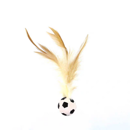 Cat bouncy feather elastic interactive ball - Cutier Store